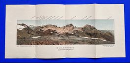 Panorama Ducankette vom Grossboden (Sertigpass) aus 1895