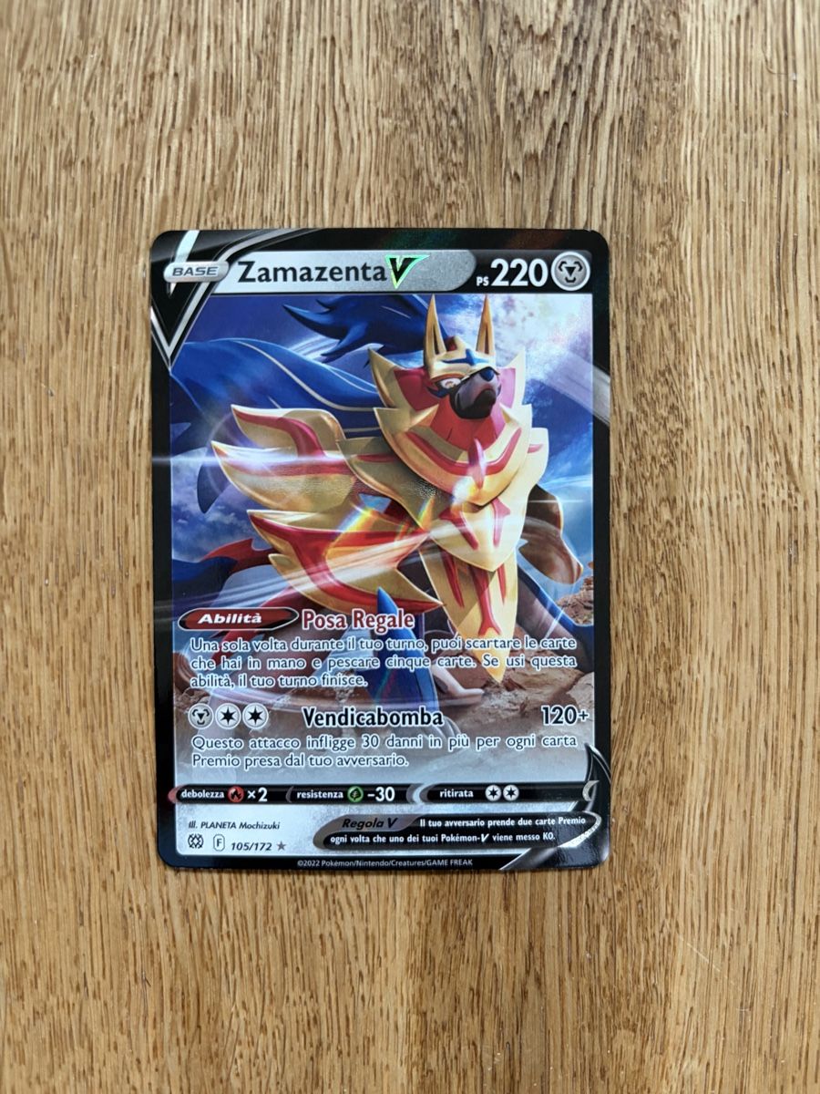Pokémon Carte collezionabili: Pokemon Karte Zamazenta V IT – Nuovo (secondo la descrizione) da Celerina venduto da vyn_90