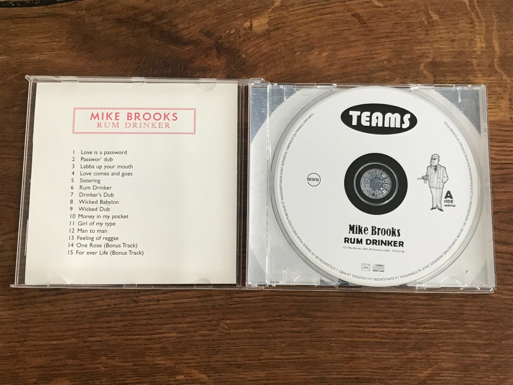CDs: MIKE BROOKS - Rum Drinker - Roots Reggae, Dub – D'occasion à Buchs AG par Archie 1