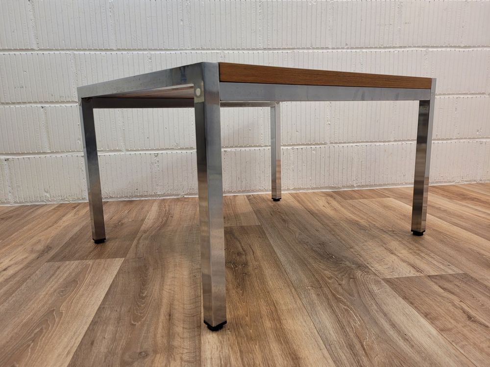 Chrom Holz Design Clubtisch Coffee Side Table Couchtisch | Acheter sur