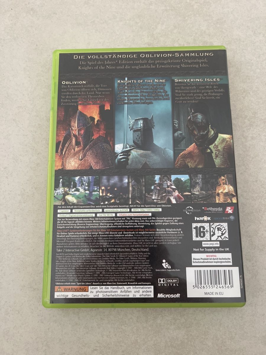 Giochi: The Elder Scrolls IV Oblivion Xbox 360 Rollenspiel – Usato da Suhr venduto da SchnapperCH 1