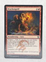 Magic The Gathering MTG: Drachengriff rot Karte Deutsch Top!