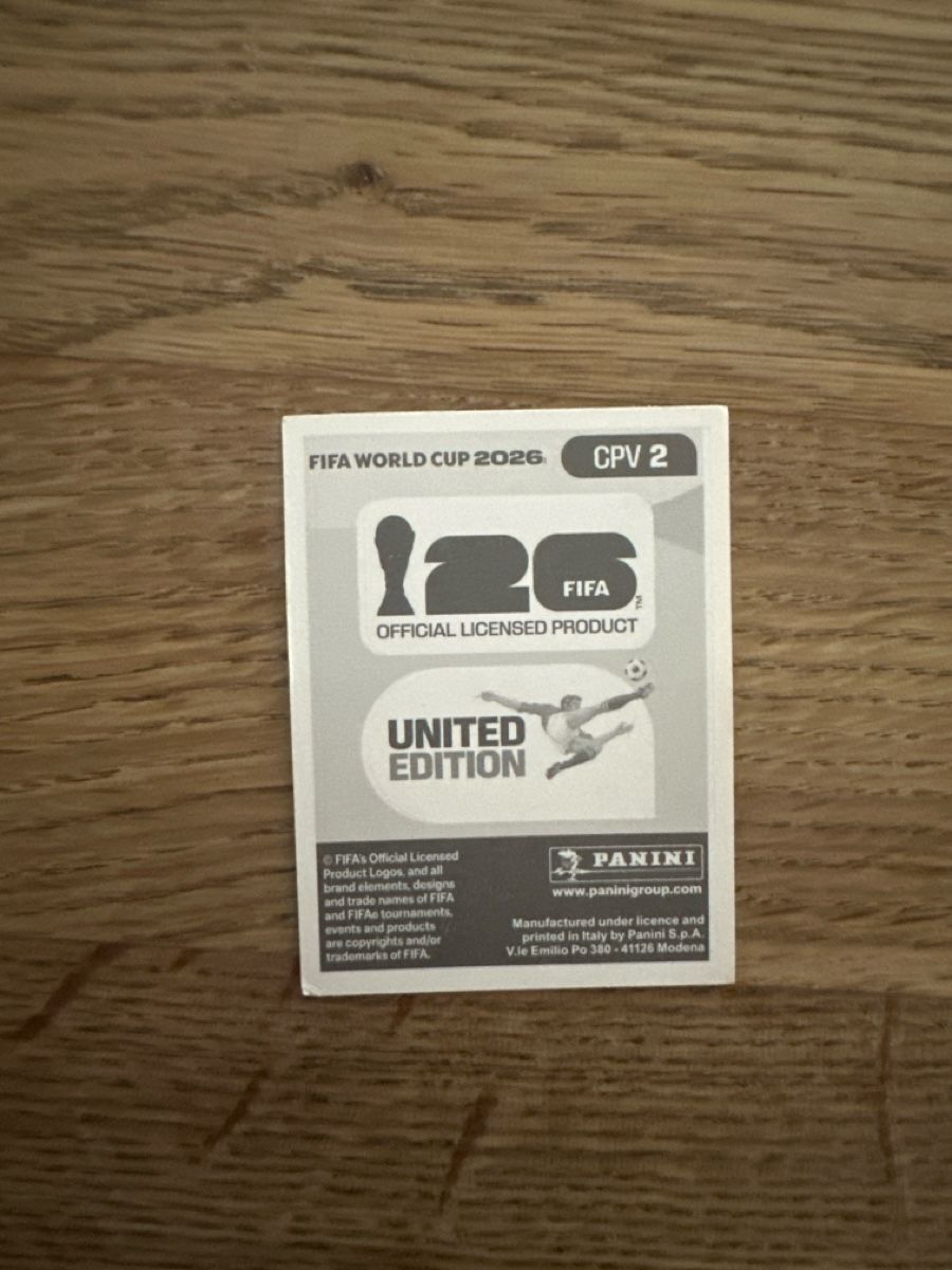 Panini Carte collezionabili: FIFA World Cup 2026 United Edition Sticker CPV 2 – Nuovo (secondo la descrizione) da Wettingen venduto da sue_2v99