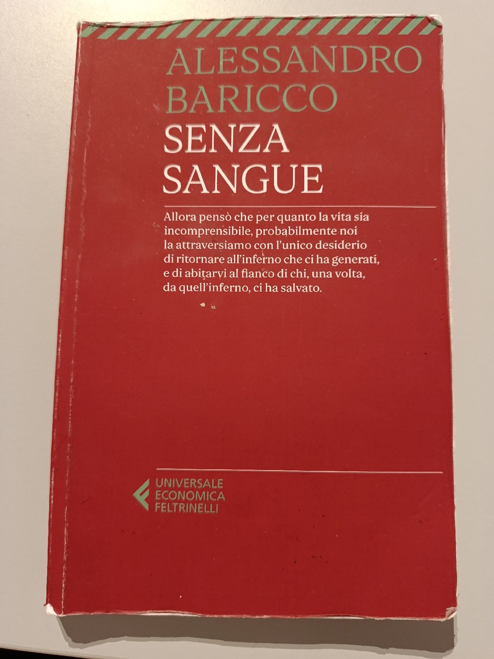 Libri: Senza Sangue - Alessandro Baricco – Usato da Lausanne venduto da Stphanoz19