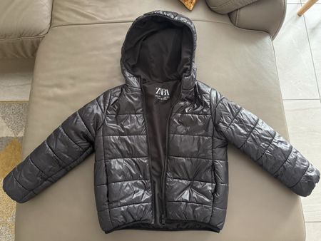 Doudoune enfant Zara noir capuche