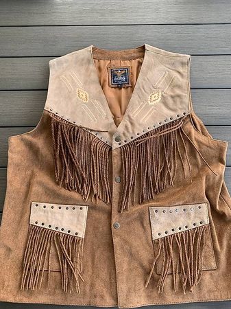 Western Lederjacket (Wildleder) Grösse L