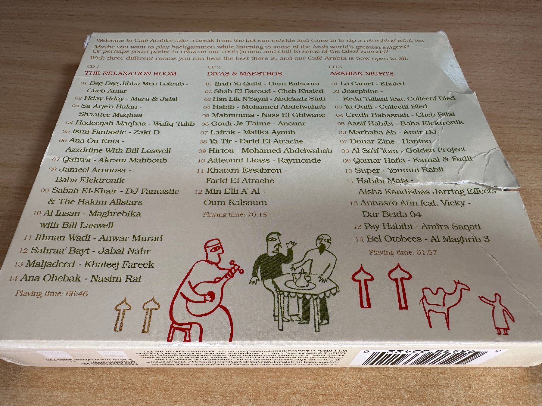 CD: Various – Café Arabia - 3 CD – Usato da Rikon im Tösstal venduto da Alpenmutz 1