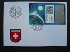 2021 Nr. C1V Swiss Crypto Stamps ID5 auf FDC
