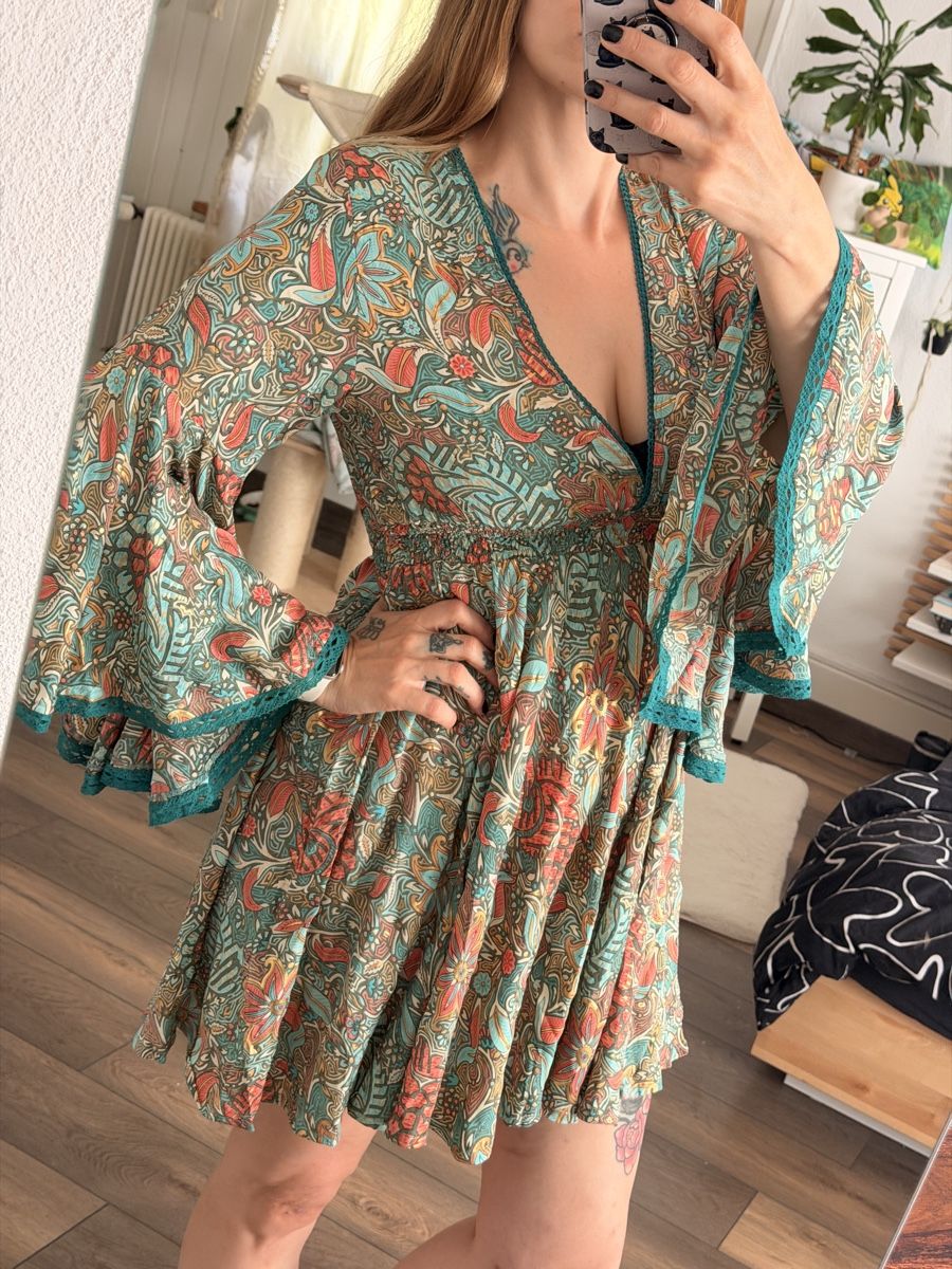 Vestiti: Kleid Boho mit Spitze Einheitsgrösse neu mit Etikett – Nuovo (secondo la descrizione) da Sorvilier venduto da Ms.Meow 1