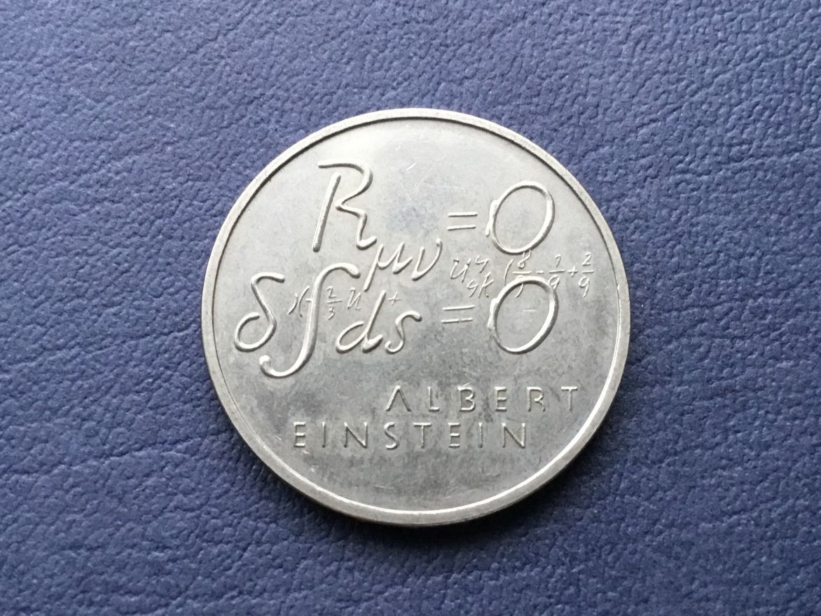 Alle Münzen: ** 5 Franken Albert Einstein Formel – Gebraucht aus St. Margrethen SG von alfapeugeot10 2