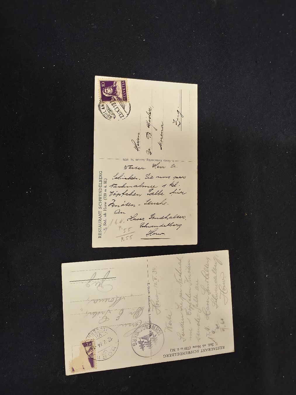 Cartoline postali: Alte Ansichtskarten, Schwendelberg ob Horw, – Usato da Wolfertswil venduto da Antiko 1