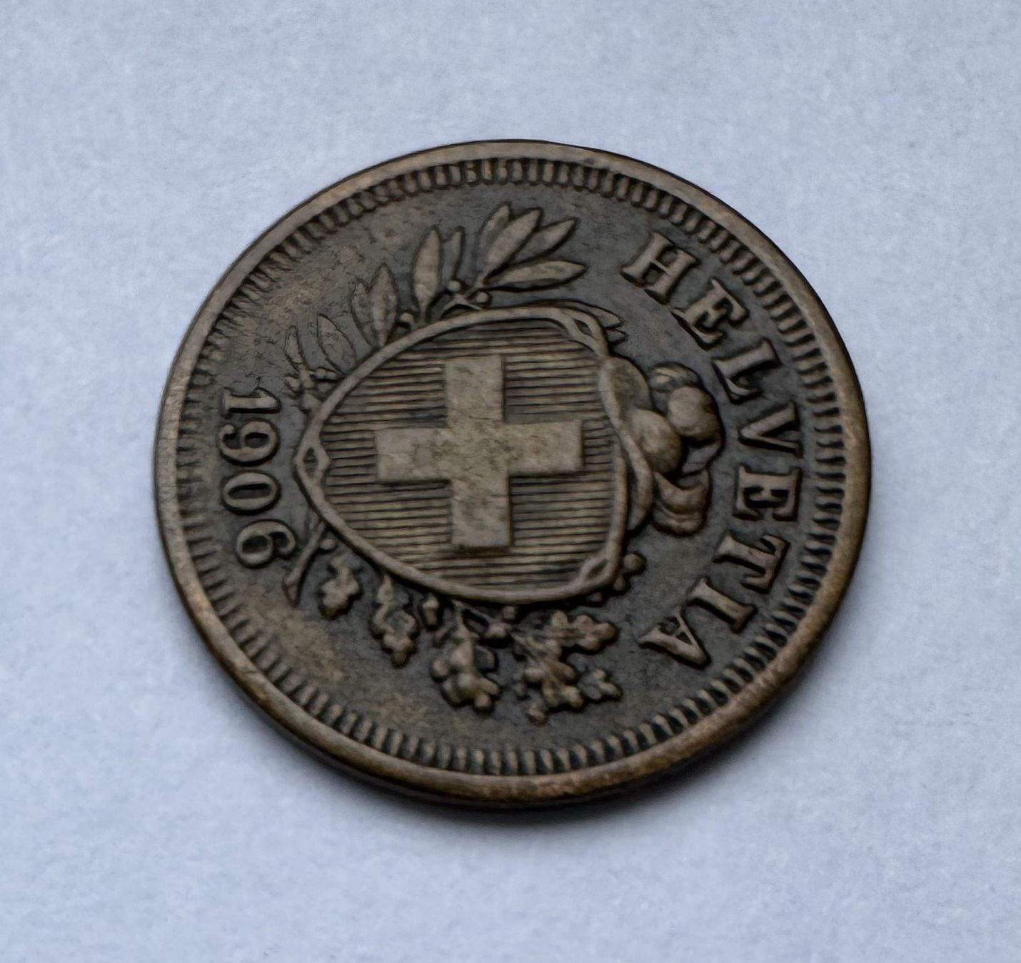 Tutti le monete: 1906 1 Rappen vz+ – Usato da Kirchberg SG venduto da Helveticus00 1