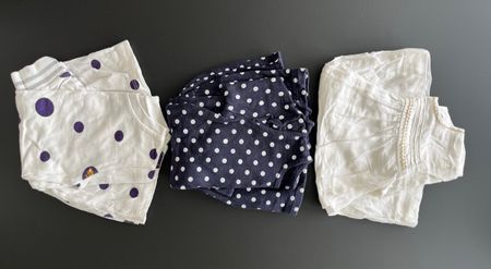 Baby Girl Dresses Bundle, Petit Bateau, Size 12 Months