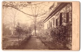 Fotografie Weimar, malerischer Gartenweg