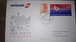 Swissair Lyon - Zürich 27.03.1989