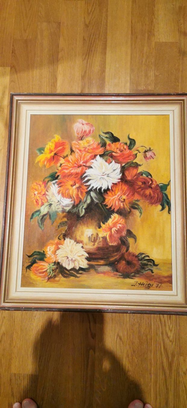 Gemälde: oelbild von j. hügi – Gebraucht aus Inwil von Gold 2
