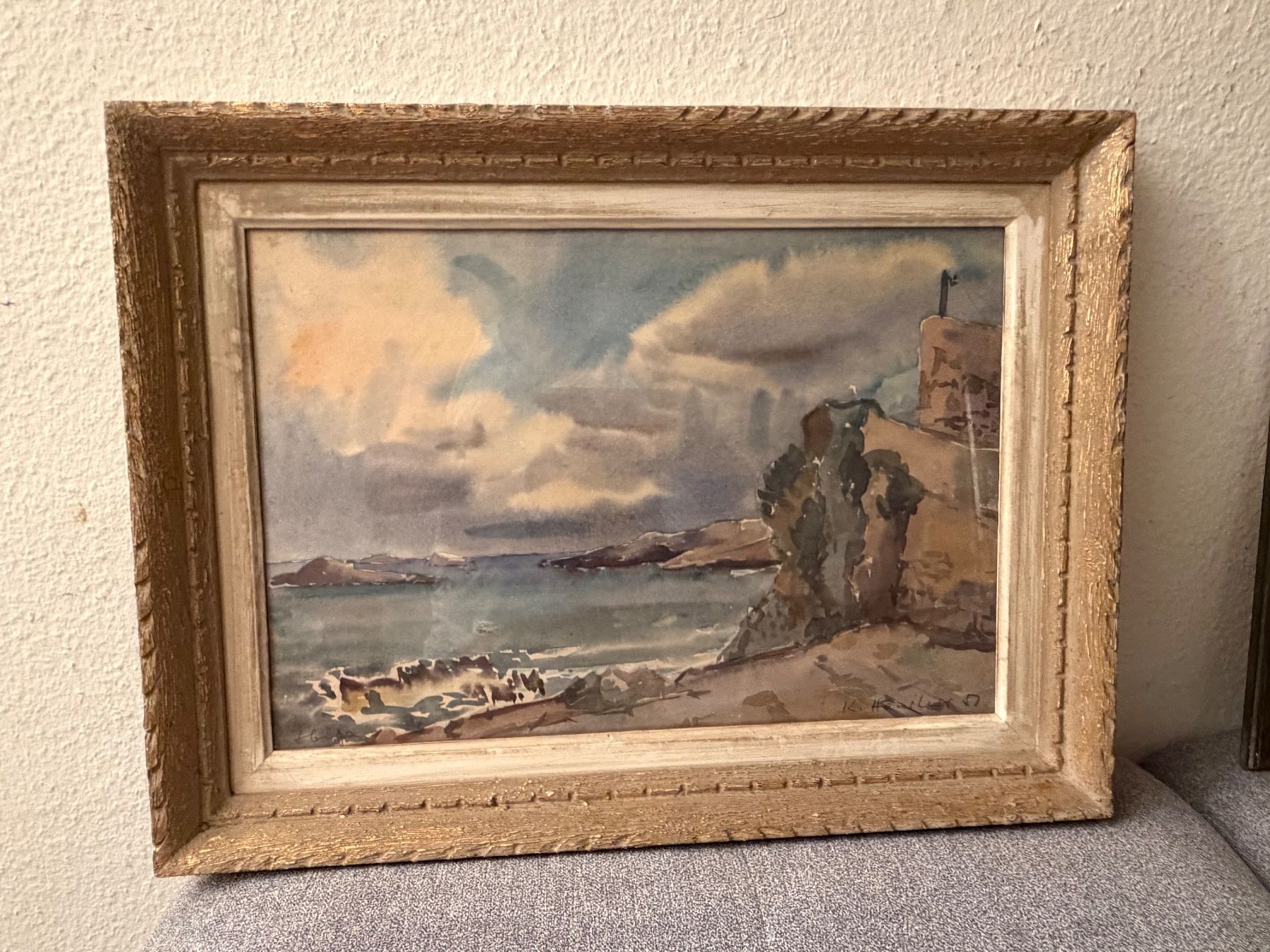 Gemälde: K. Hansler -  Original Gemälde – Gebraucht aus Basel von PAUL_ART