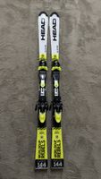 Head Worldcup Rebels Ski 144 cm guter Zustand gelb schwarz