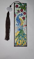Marque-page "Paon" en diamond painting neuf/Lesezeichen