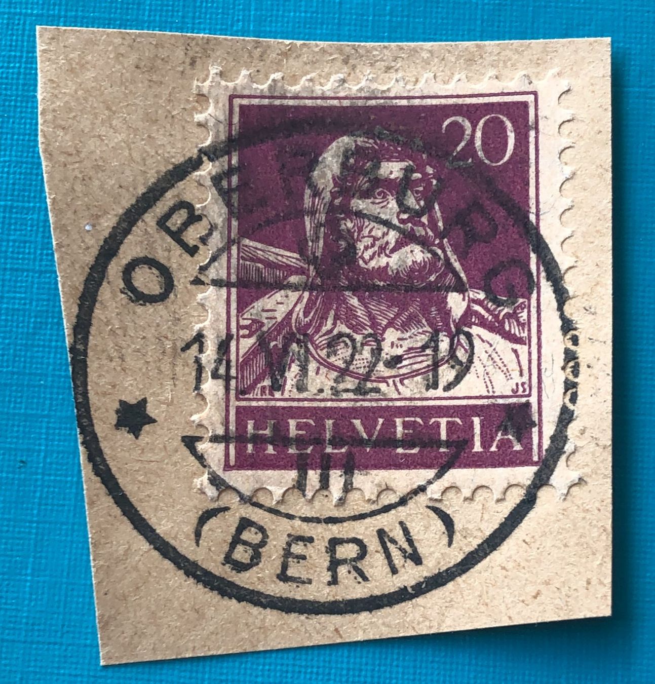 Alle Briefmarken: TELLBRUSTBILD BRIEFMARKEN VOLLGESTEMPELT – Gebraucht aus Aarau von Billa007