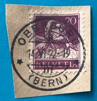 TELLBRUSTBILD BRIEFMARKEN VOLLGESTEMPELT