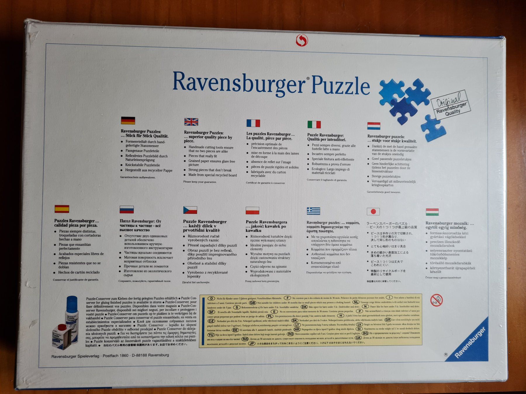 Ravensburger Puzzle: Neues Puzzle "Flug des Luchses" – Nuovo e nell'imballaggio originale da Ochlenberg venduto da Crashdown 2