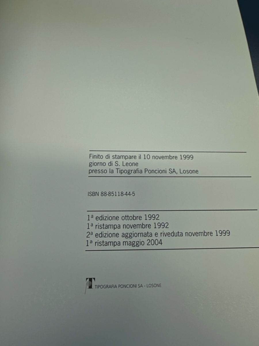 Bücher: Cronistoria Polizia Ticino – Gebraucht aus Morbio Inferiore von Ecod 8