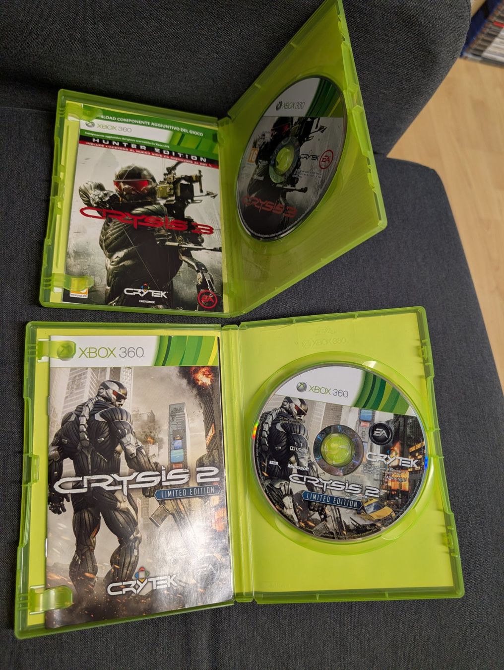 Giochi: Crysis 2 + 3  Microsoft Xbox 360 – Usato da Giubiasco venduto da Ticinerd 2