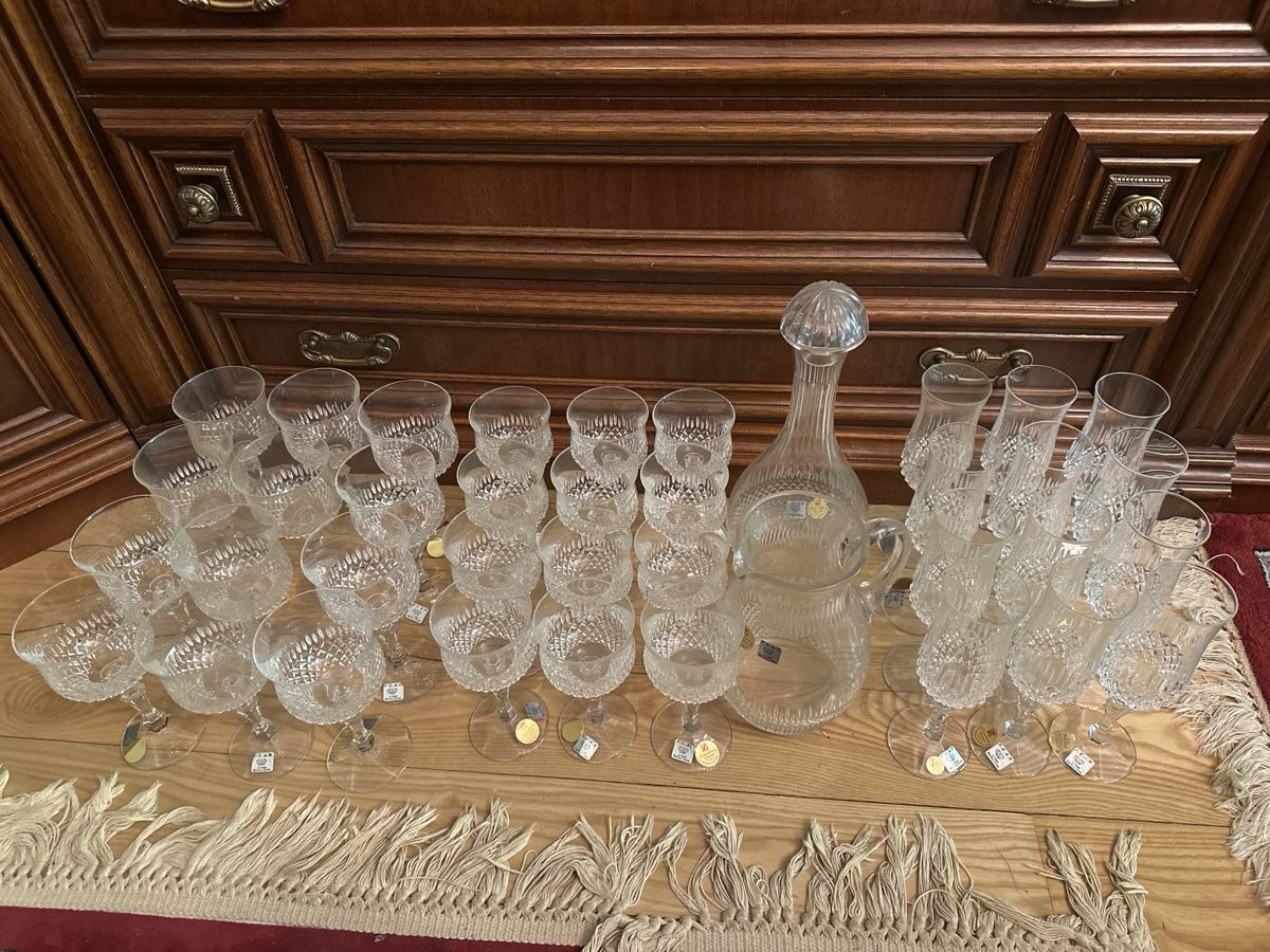 Zwiesel Bicchieri: grosses Set von Kristallgläsern – Usato da Mumpf venduto da Lily1990