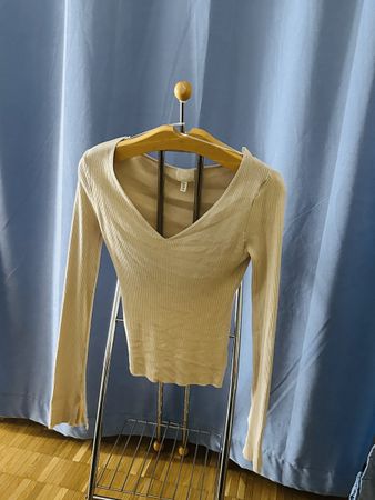 H&M Feinstrick Pulli Beige Grösse M