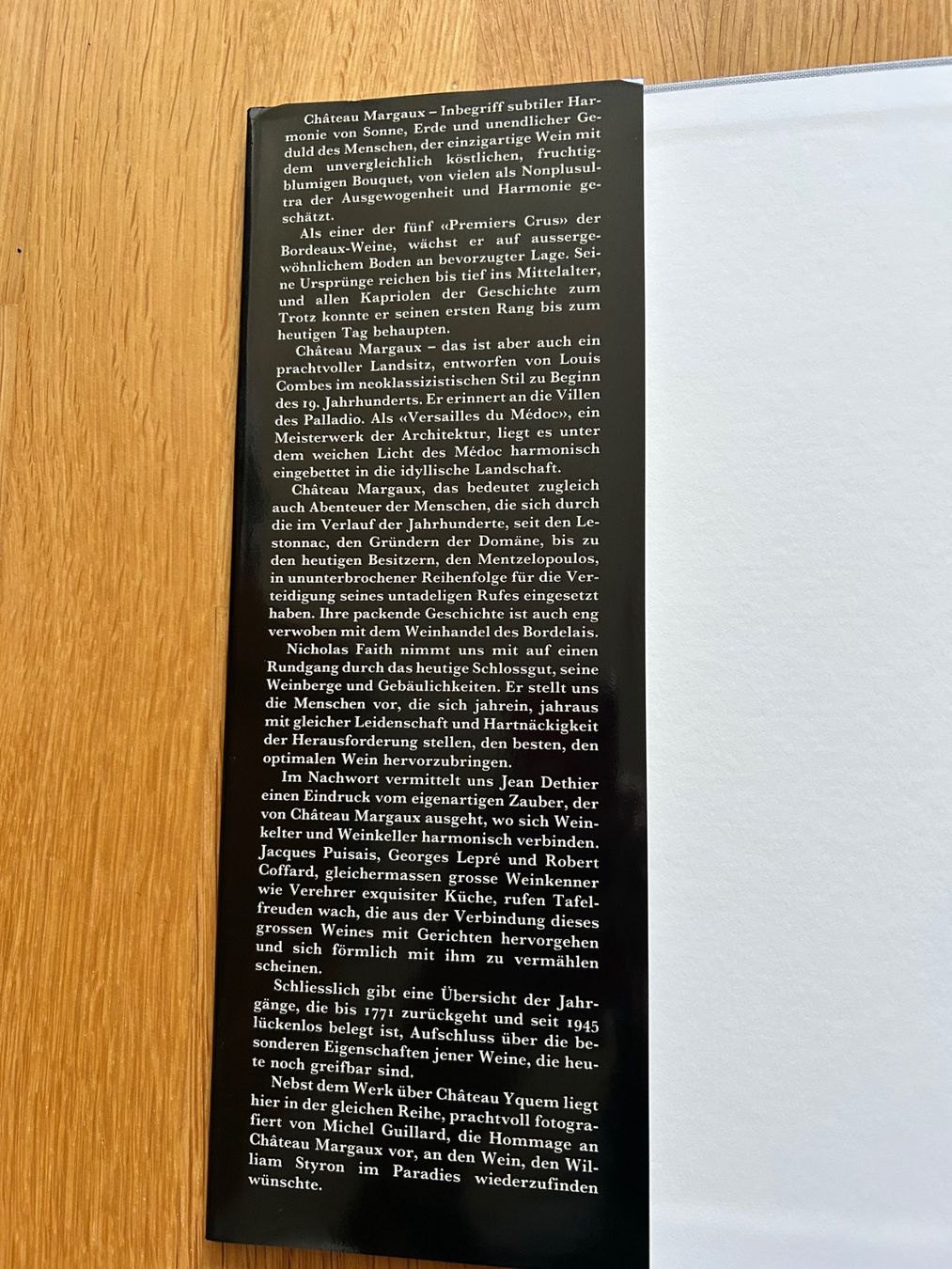 Libri: Bordeaux Wein - Buch - Château Margaux – Usato da Greifensee venduto da 315WDO 1