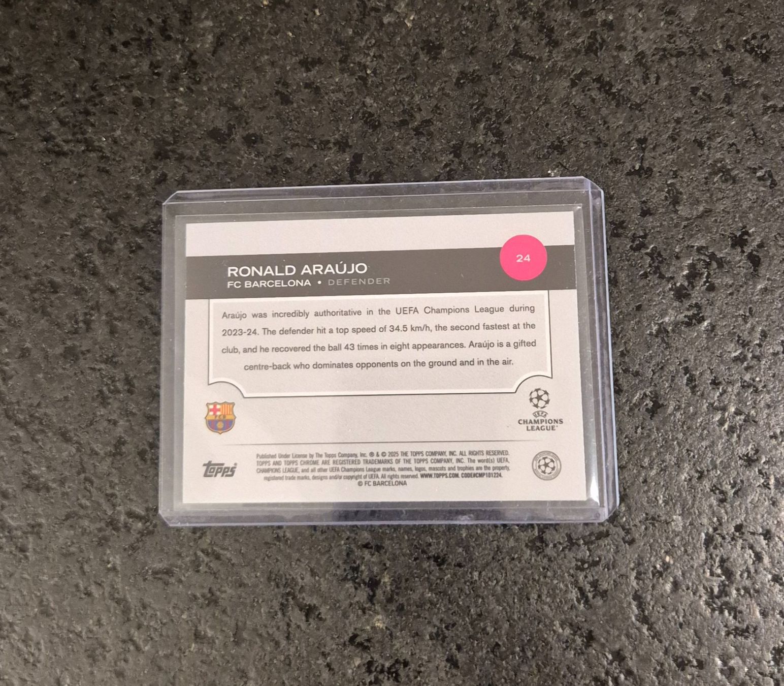 Topps Carte collezionabili: Ronald Araujo /199 - Barcelona - Topps – Nuovo (secondo la descrizione) da Burg AG venduto da Danoe 1