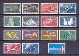 1947-1949 +1953  Werbe/Gedenksätze  komplett  ** Postfrisch