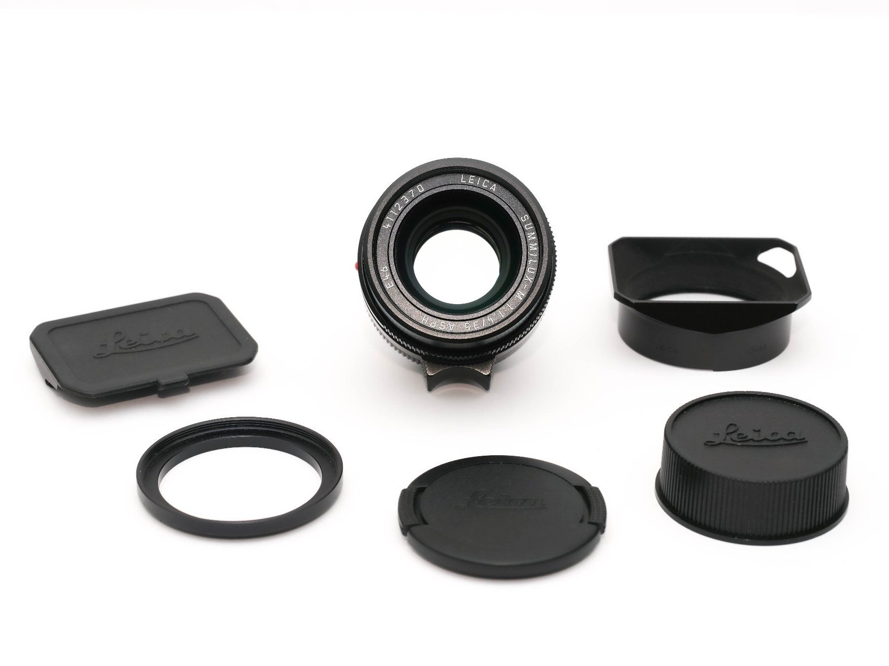Leica Obiettivi: Leica Summilux FLE 35mm 1,4 TOP, complet + accessoires – Usato da Lausanne venduto da 1000steps 2