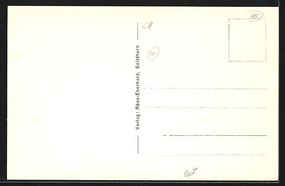 Cartoline postali: Solothurn, Hauptgasse und St. Ursen Kirc – Usato da Berlin venduto da bartko-reher 1