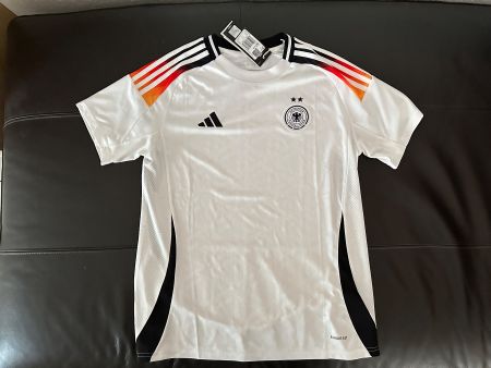 DFB Deutschland Fussball Trikot Herren Weiss Grösse L neu