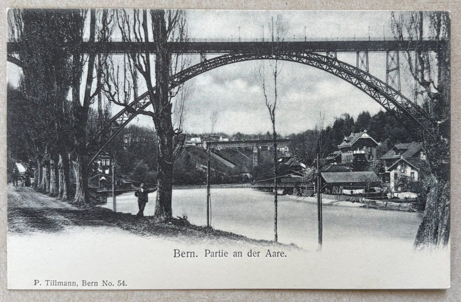 Cartoline postali: BERN PARTIE AN DER AARE – Usato da Ostermundigen venduto da Wyatt-Earp