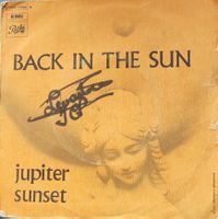 Vinyl Single Jupiter Sunset - Back In the Sun