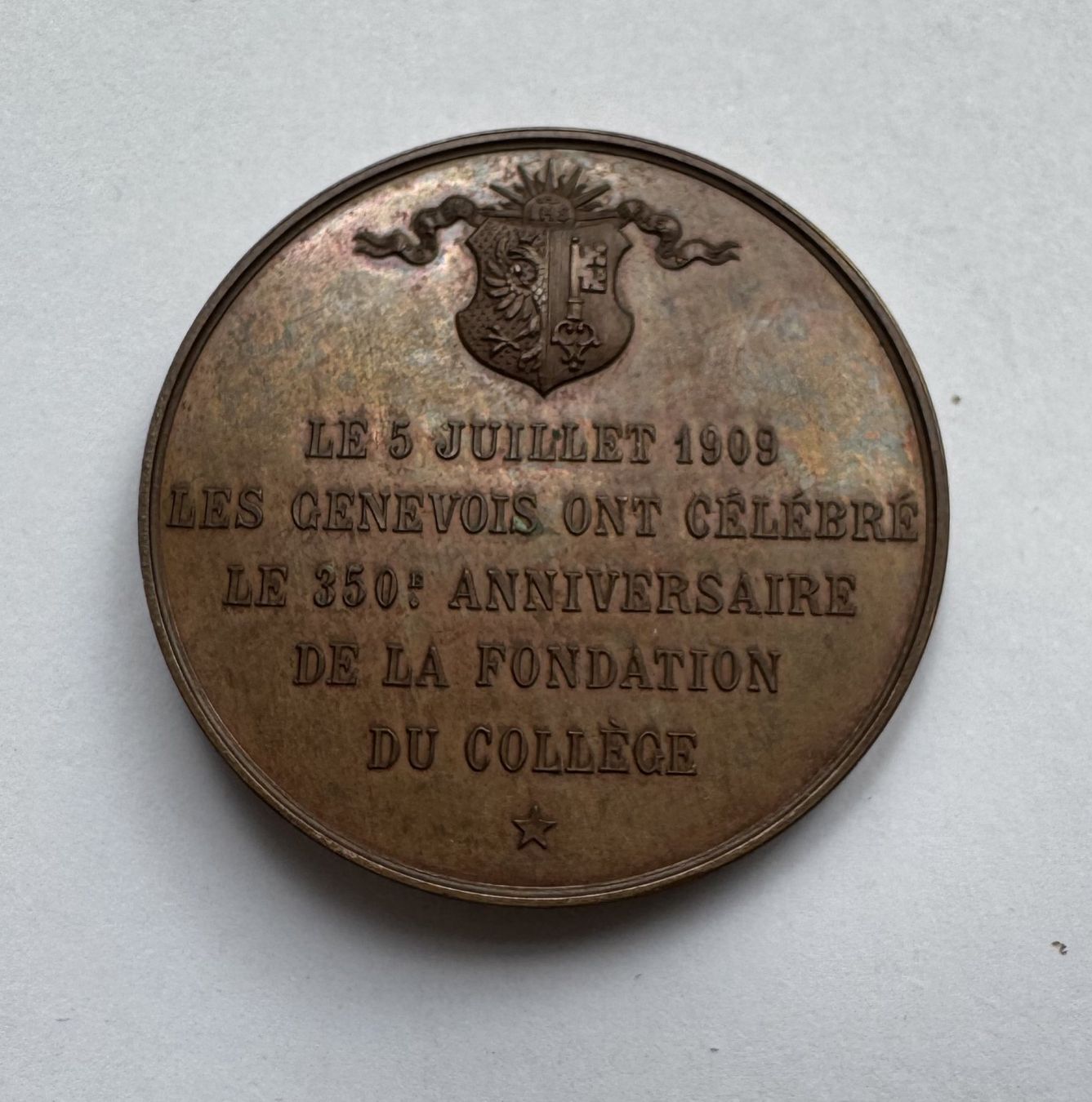 Médailles: Schulprämie Genf Bronze unz – Neuf (Voir description) à Kirchberg SG par Helveticus00 1