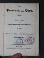 STUDER,DAS PANORAMA VON BERN,MIT GEFALTETER ALPENANSICHT,RAR