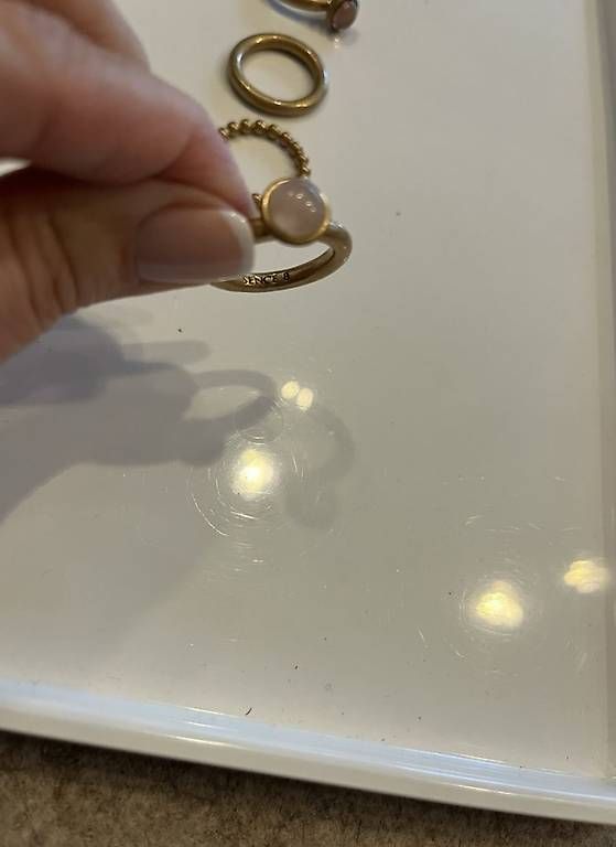 Ringe: 4 Goldringe Rosé von Sence – Gebraucht aus Ennetbaden von bargainhunterin 1