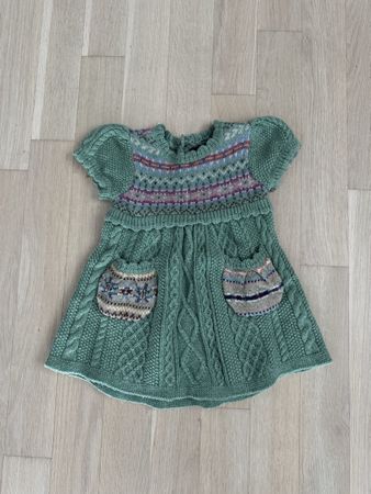 Ralph Lauren Cotton-Cashmere Kleid Grösse 74