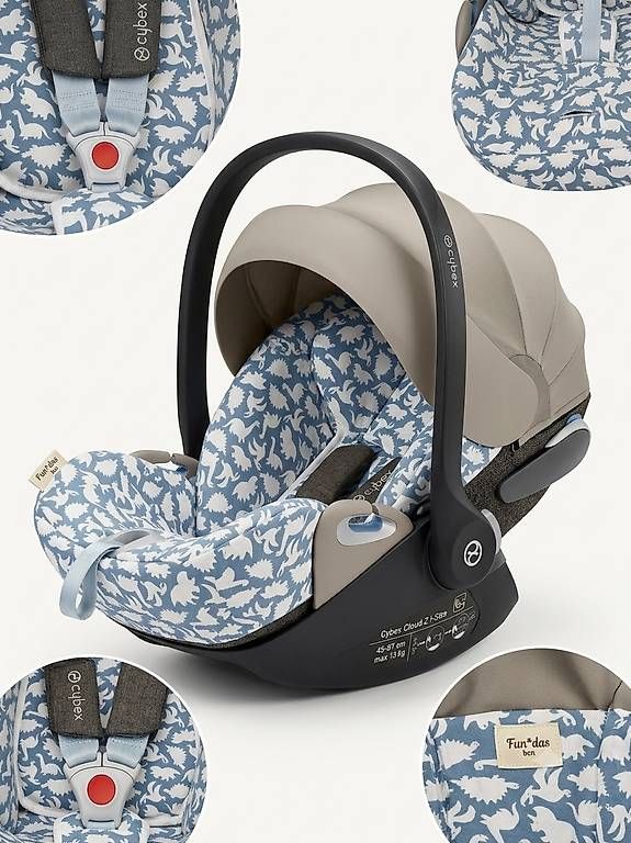 Auto-Kindersitze: Cybex Cloud Z i-Size Plus Babyschale mit Dino-Bezug – Gebraucht aus Grüningen von Reloop1 3