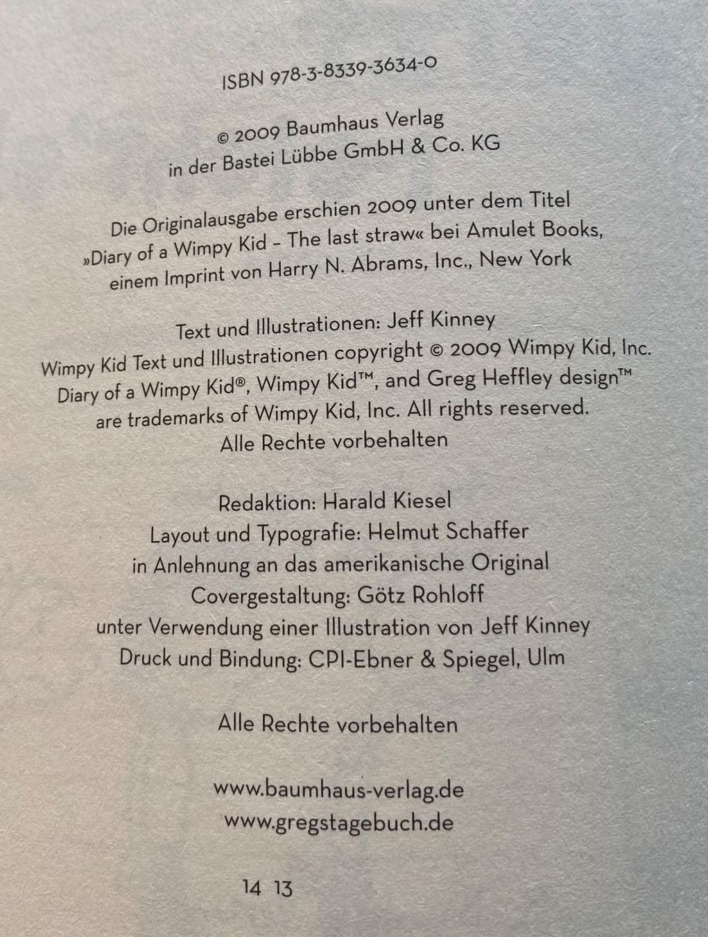 Bücher: GREGS TAGEBUCH / Band 3 / Hardcover – Gebraucht aus Nussbaumen AG von schuba2000 5