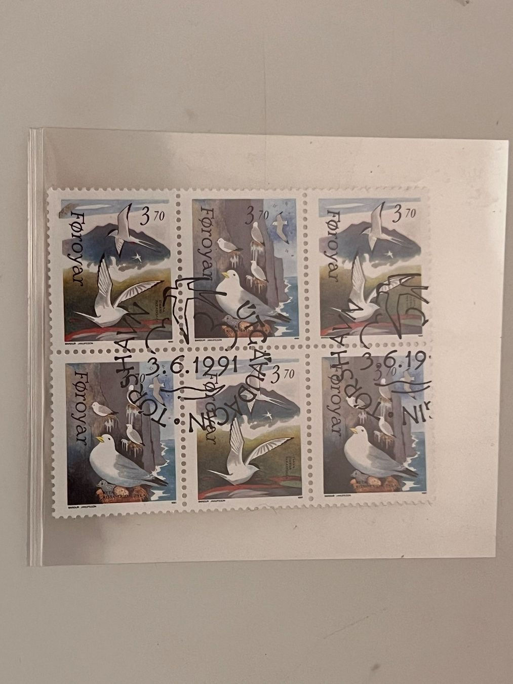 Alle Briefmarken: Briefemarke Foroyar – Gebraucht aus Riva san vitale von abd_p86k