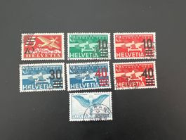 Flugpost F19 -F25 Gestempelt   (3750)