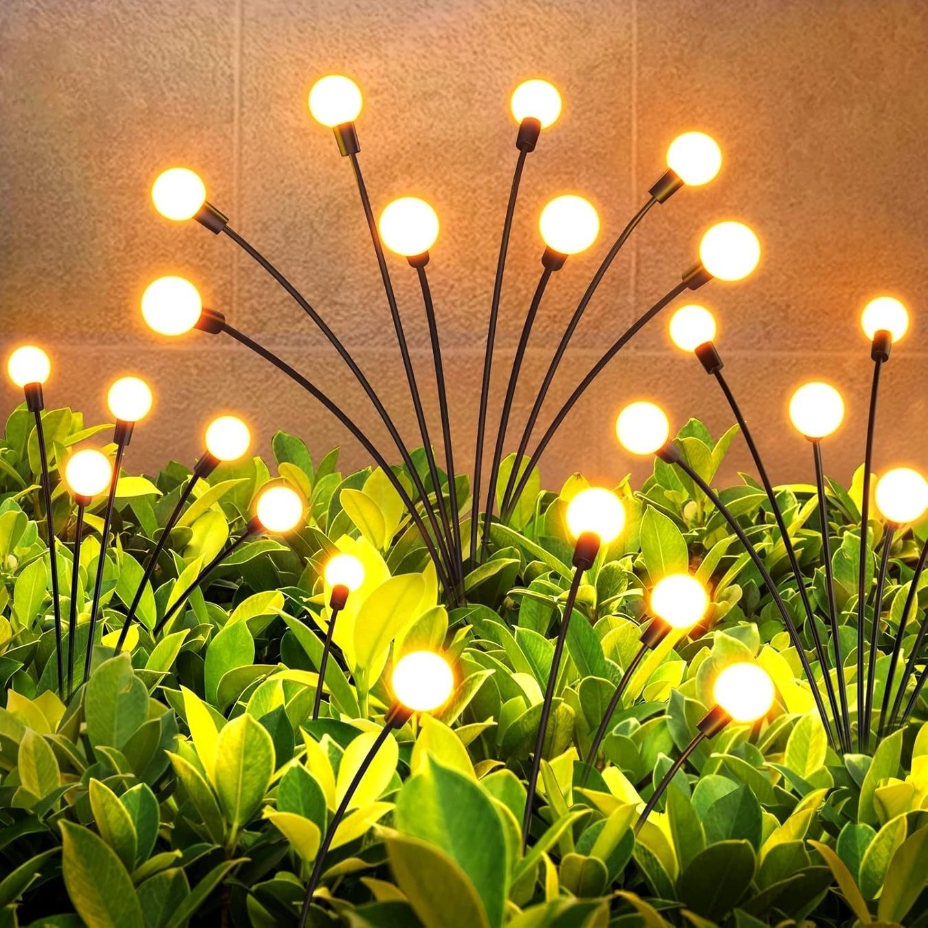 Lampade: Firefly Solar-Gartenlampen 4er Set, 32 LED, IP65 – Nuovo e nell'imballaggio originale da Nuglar venduto da SmartLiving24