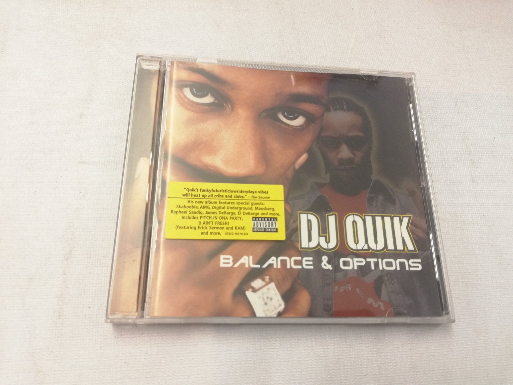 CD: DJ QUIK - BALANCE & OPTIONS – Usato da Bern venduto da Vinylsound.ch
