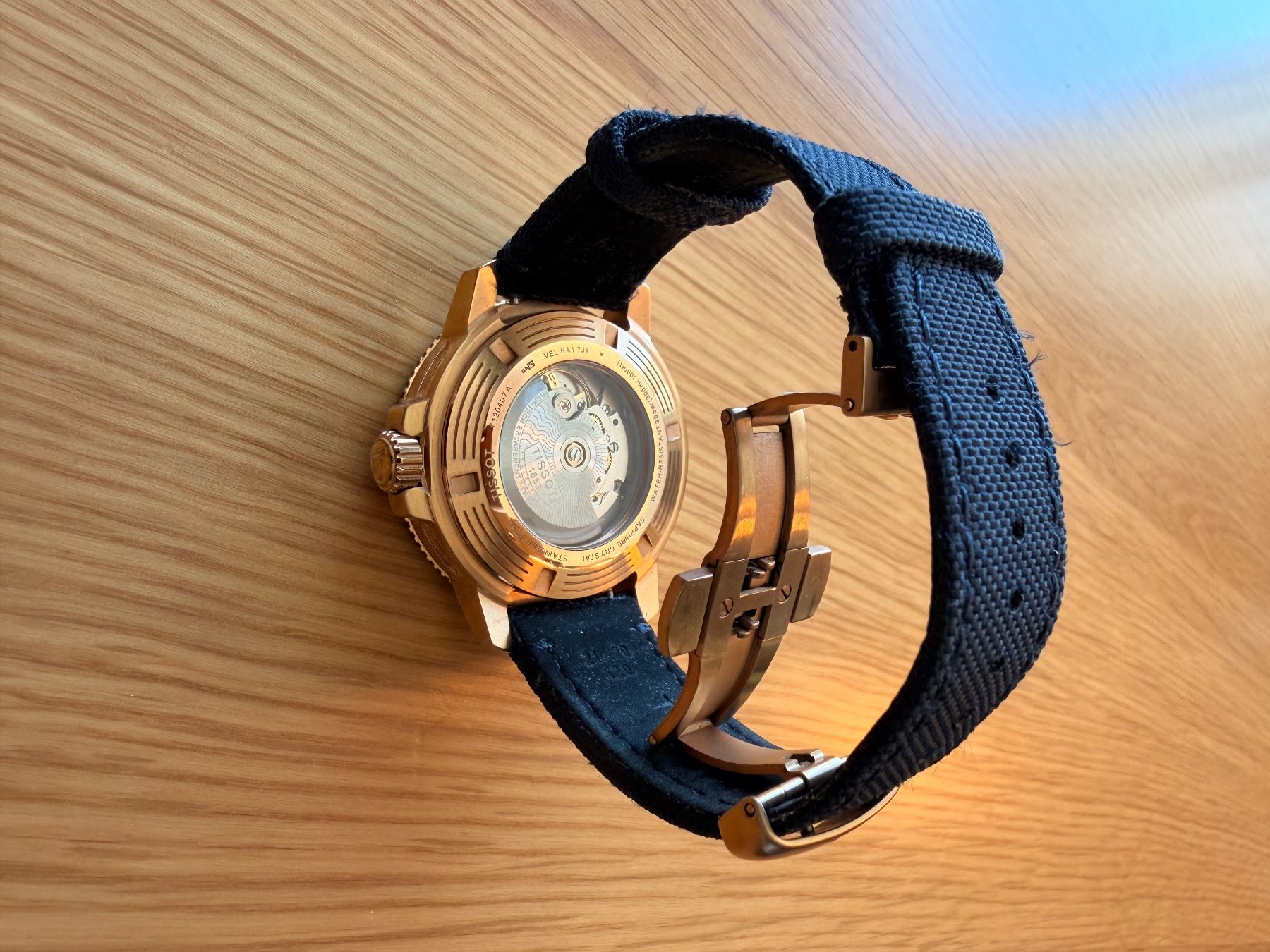 Tissot Orologi: TISSOT SEASTAR Powermatic 80 Gold – Usato da Birmenstorf AG venduto da Beni123456789 6