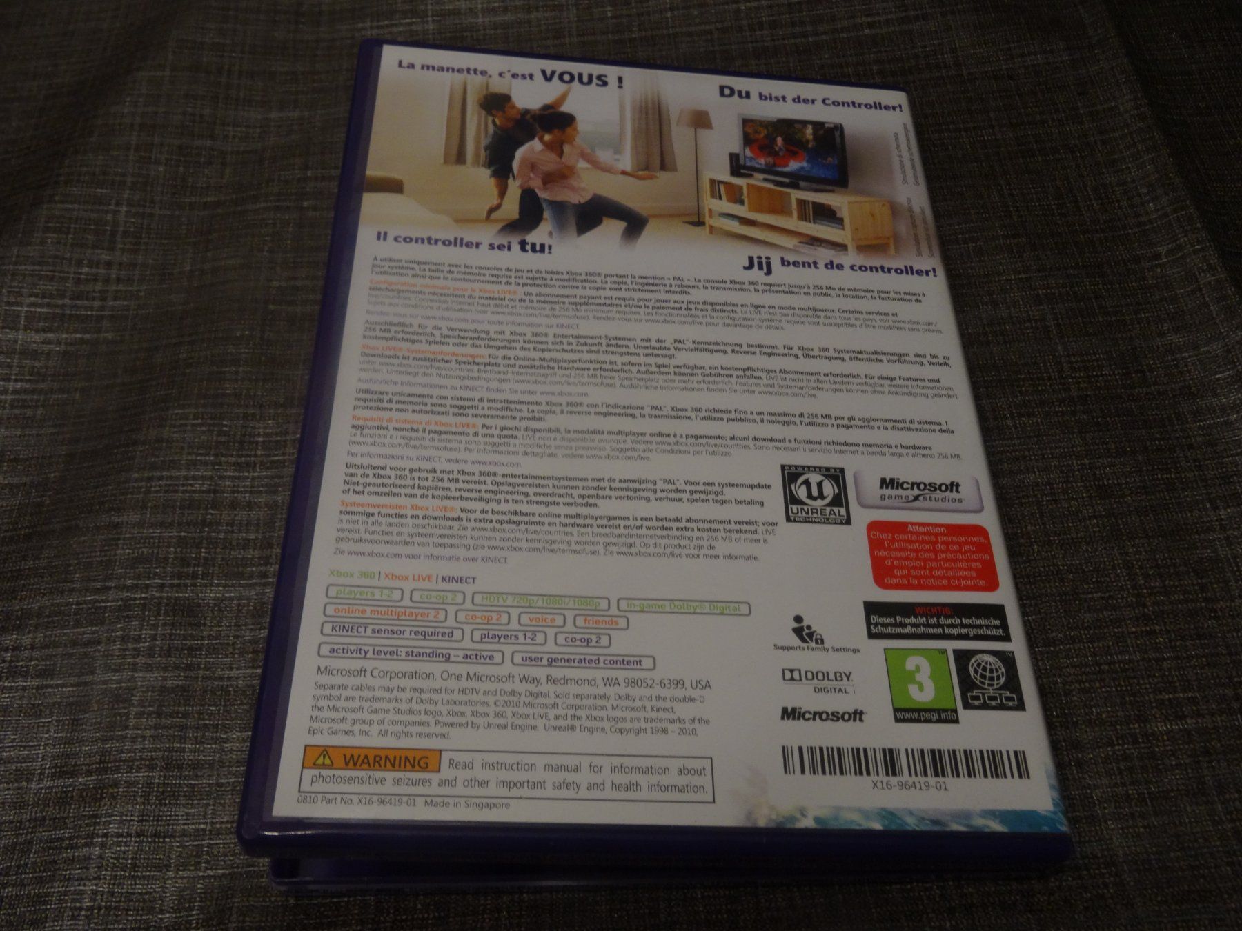 Microsoft Giochi: Kinect Adventures XBOX 360 – Usato da Olten venduto da Disc-Ausverkauf 2